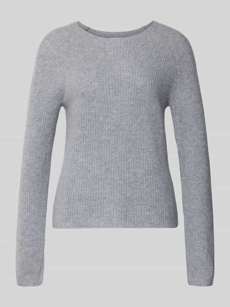 FYNCH-HATTON Gebreide pullover van puur kasjmier met ronde hals