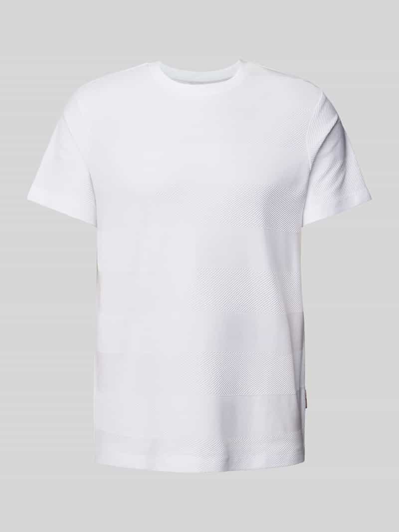 JOOP! JEANS T-shirt met structuurmotief model 'Ismet'