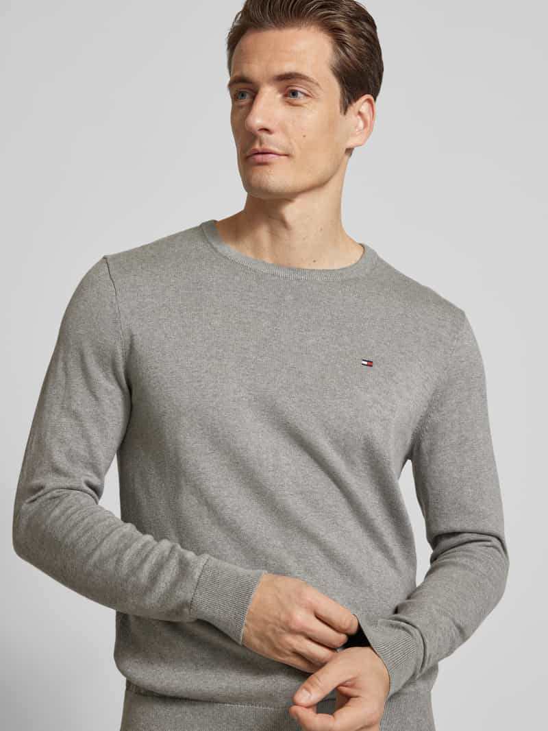 Tommy Hilfiger Gebreide pullover met logostitching