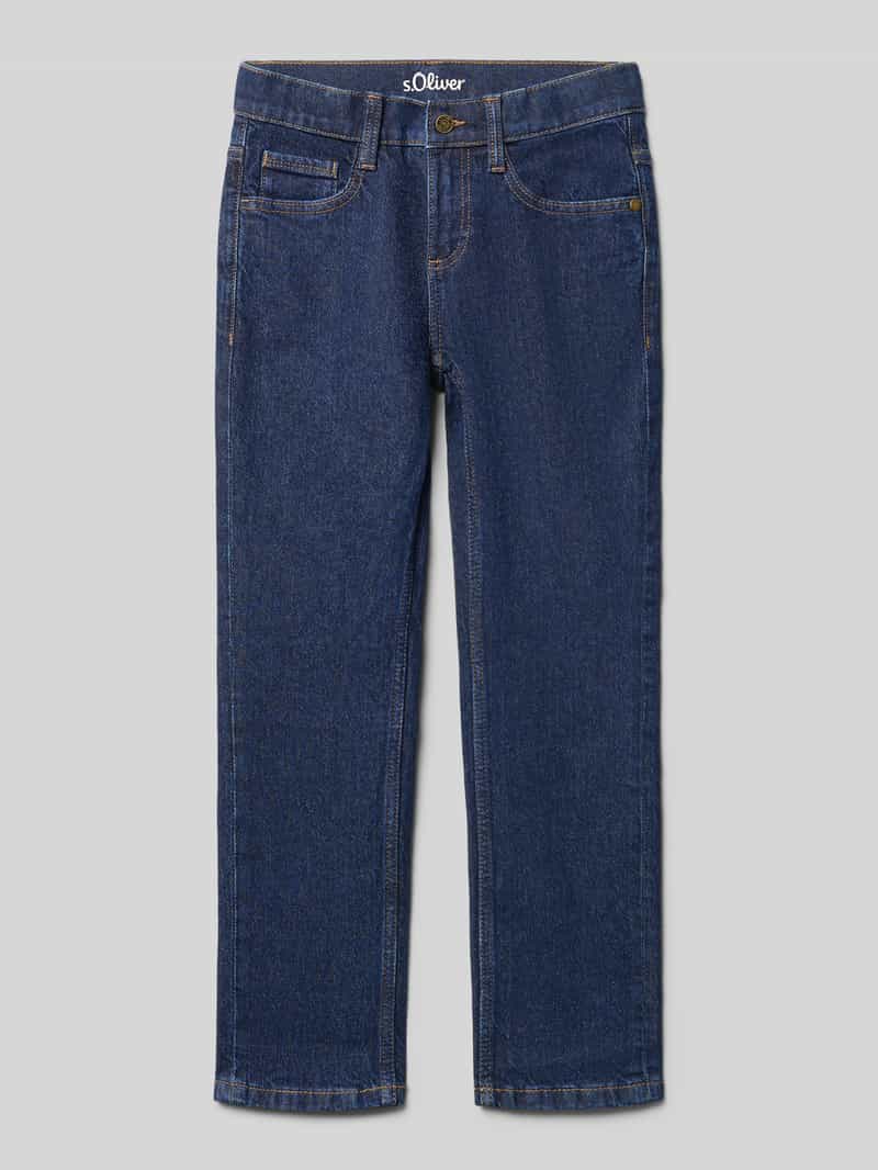 s.Oliver RED LABEL Regular fit jeans van katoenmix model 'PETE'