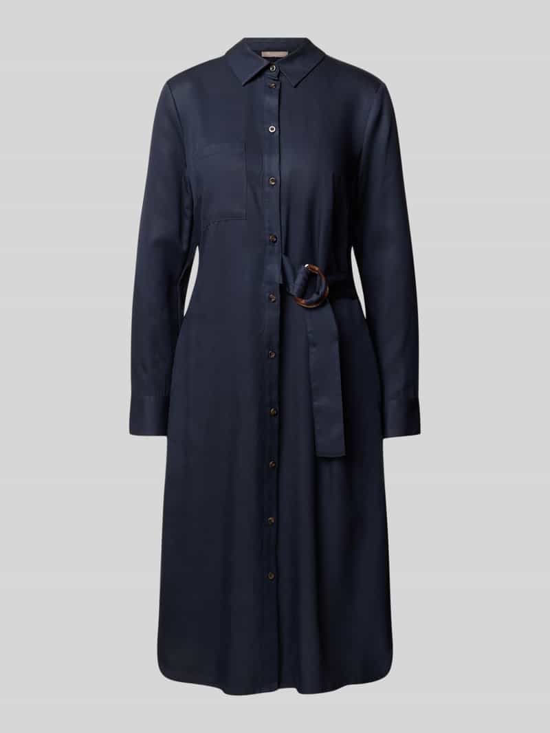 Christian Berg Woman Selection Midi-jurk met strikceintuur