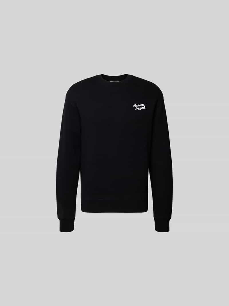 Sweatshirt met labelstitching