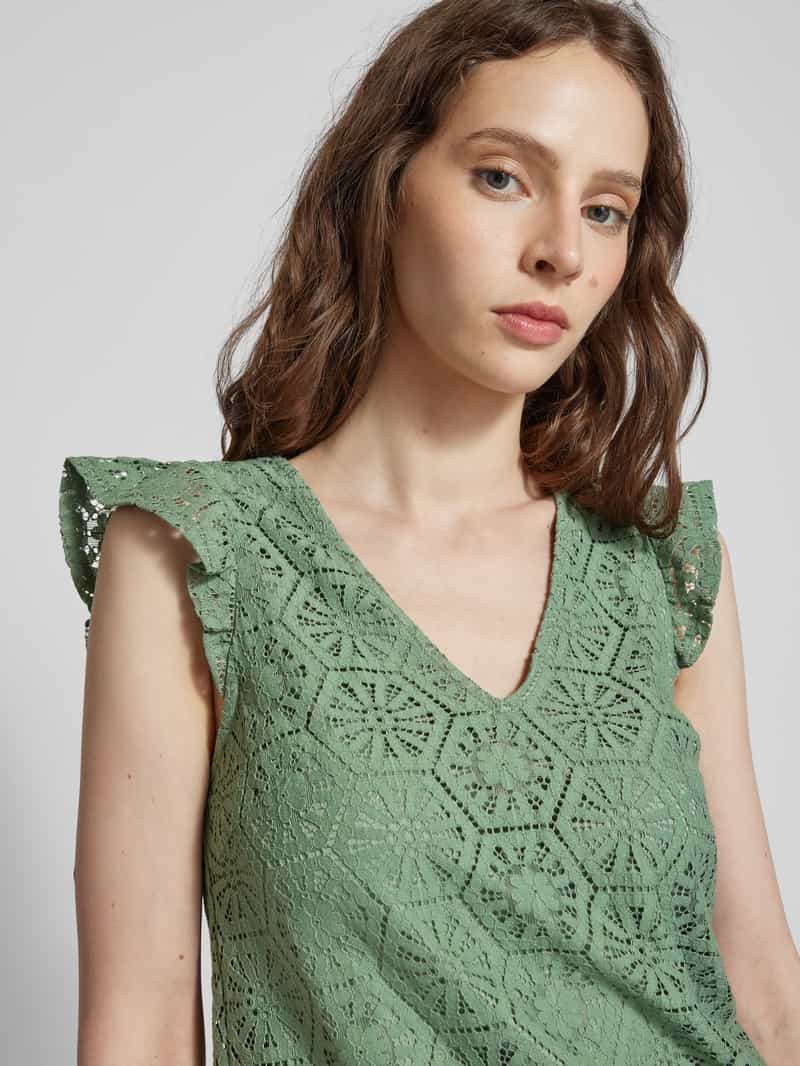 Vero Moda Blousetop met etskanteffect model 'HONEY LULU'