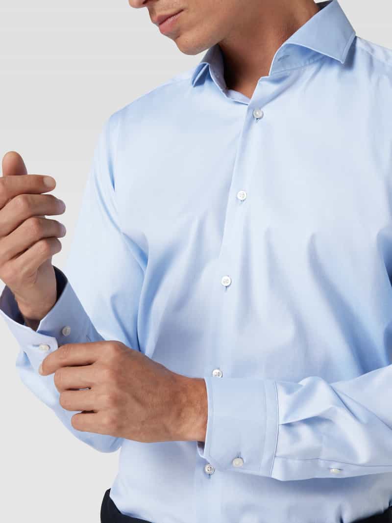 Boss Regular fit zakelijk overhemd met haaikraag