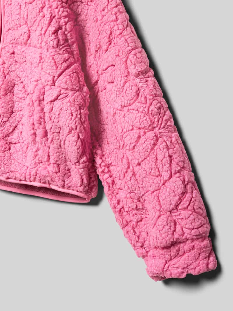 Roxy Fleecejack met opstaande kraag model 'BLURRY CLOUD'