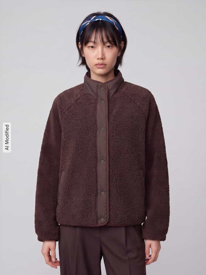 Jake*s Casual Regular fit sweatjack van teddybont