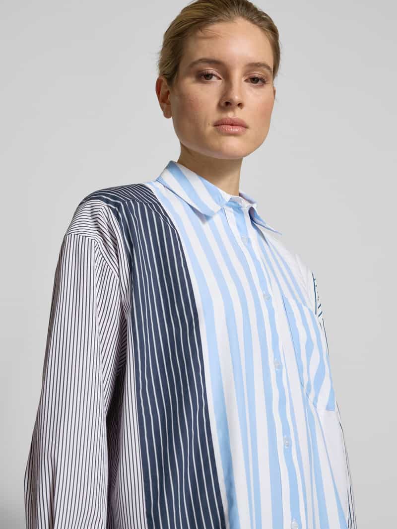 Essentiel Antwerp Regular fit overhemdblouse met borstzak model 'Hemix'