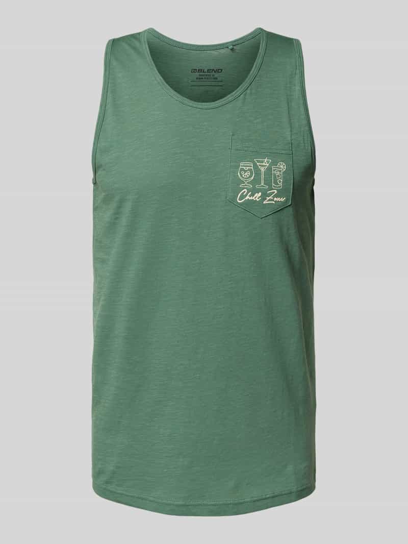Blend Tanktop met borstzak model 'UERIK'