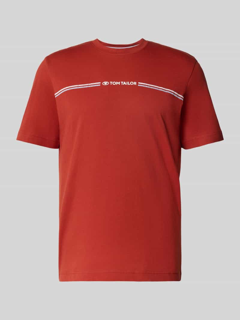 Tom Tailor Regular fit T-shirt van puur katoen