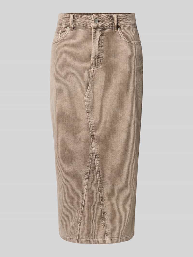 Buena Vista Midirok van corduroy met steekzakken