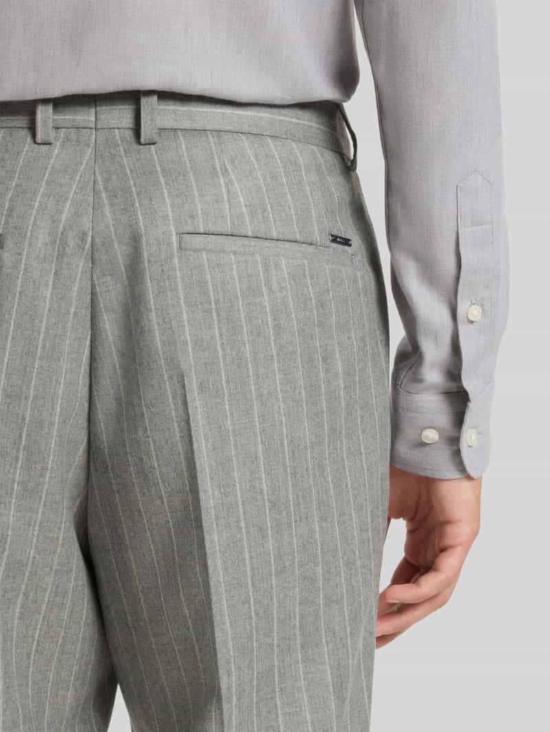Boss Regular fit pantalon van zuivere scheerwol model 'GENIUS'