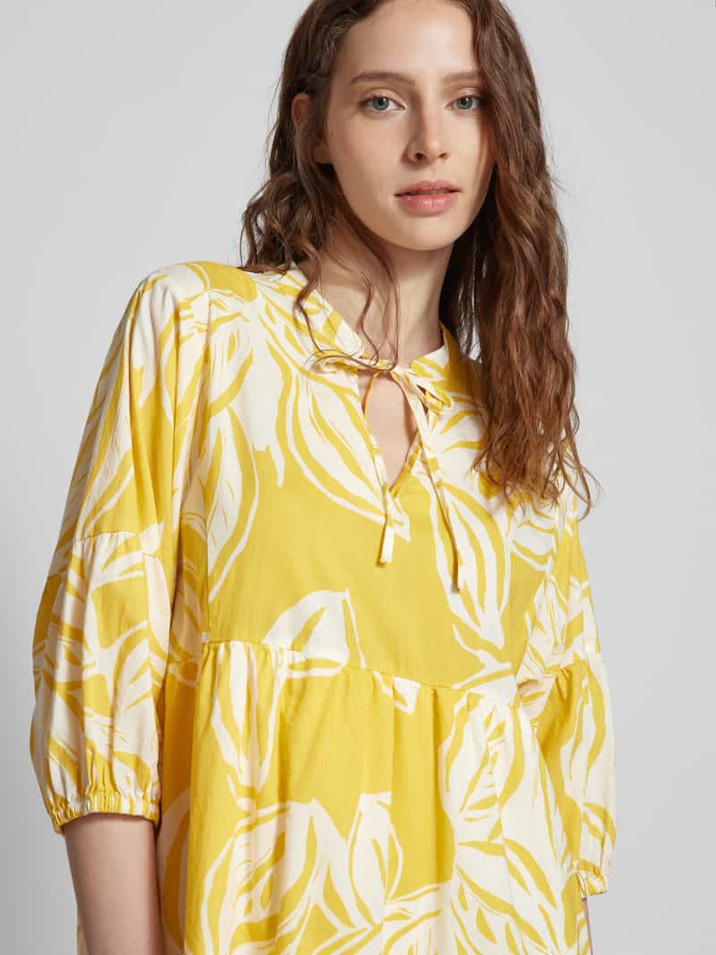 Soyaconcept Knielange jurk met all-over motief