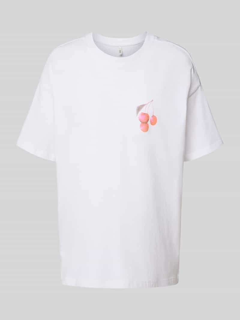 Only Regular fit T-shirt met motiefprint model 'VIVVI'