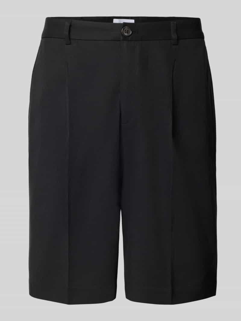 Korte broek met persplooien, model 'Randall'