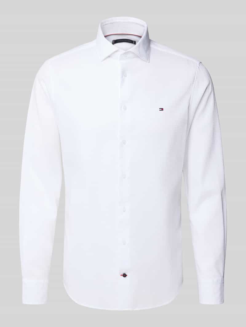 Tommy Hilfiger Tailored Slim fit zakelijk overhemd met kentkraag