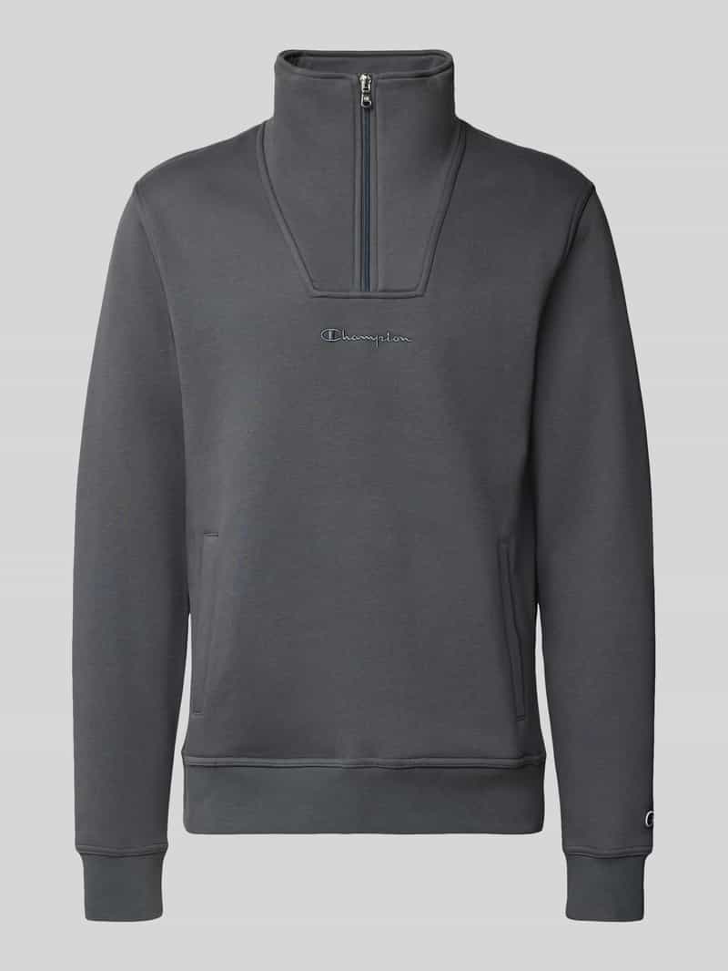 Champion Sweatshirt met opstaande kraag en ritssluiting