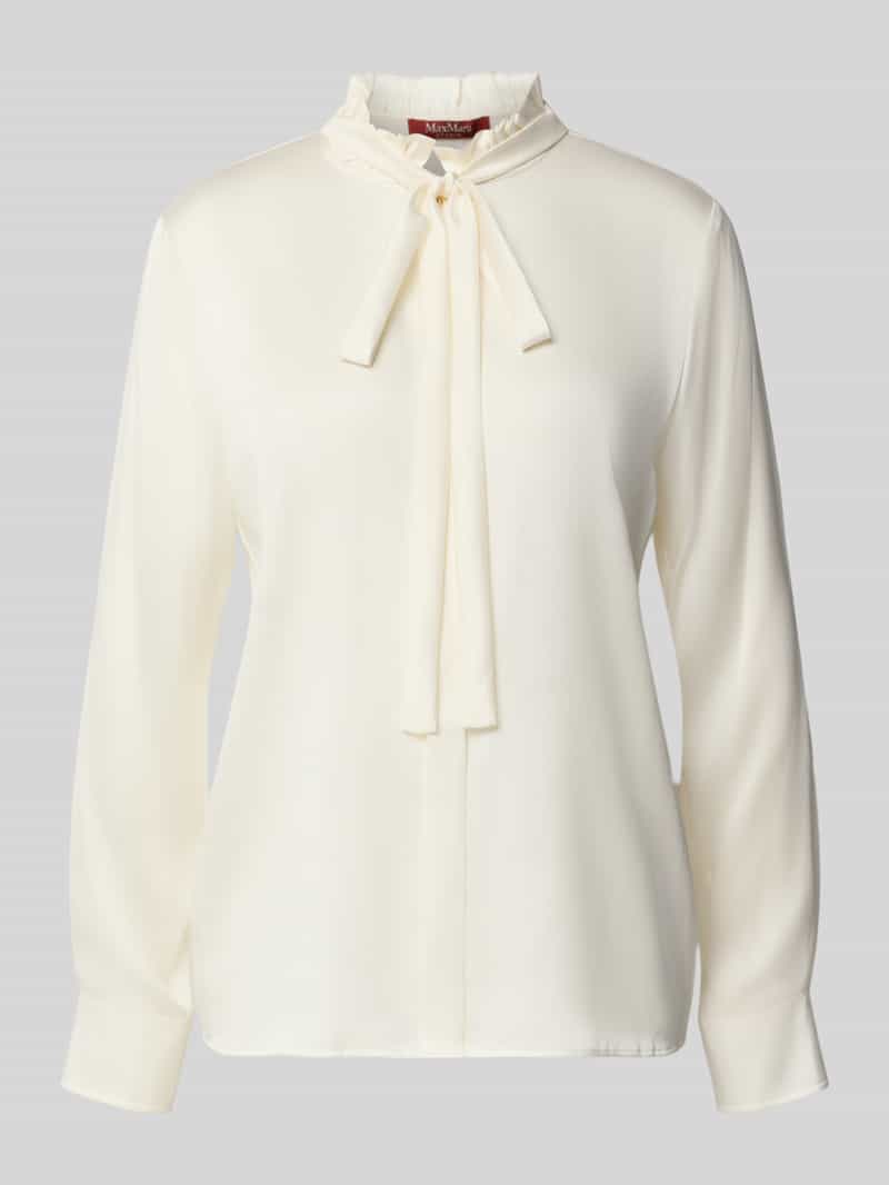 Max Mara Studio Regular fit blouse van zijdemix model 'GILLES'