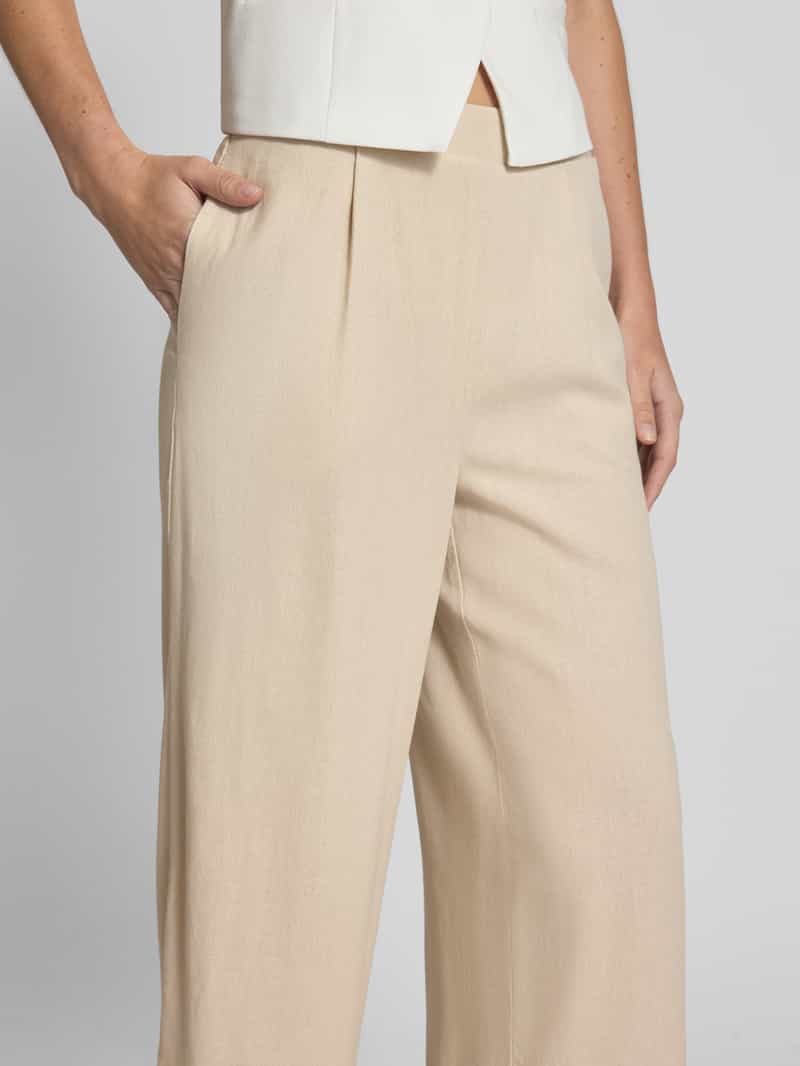 Vero Moda Loose fit culotte van een mix van viscose en linnen model 'MYMILO'