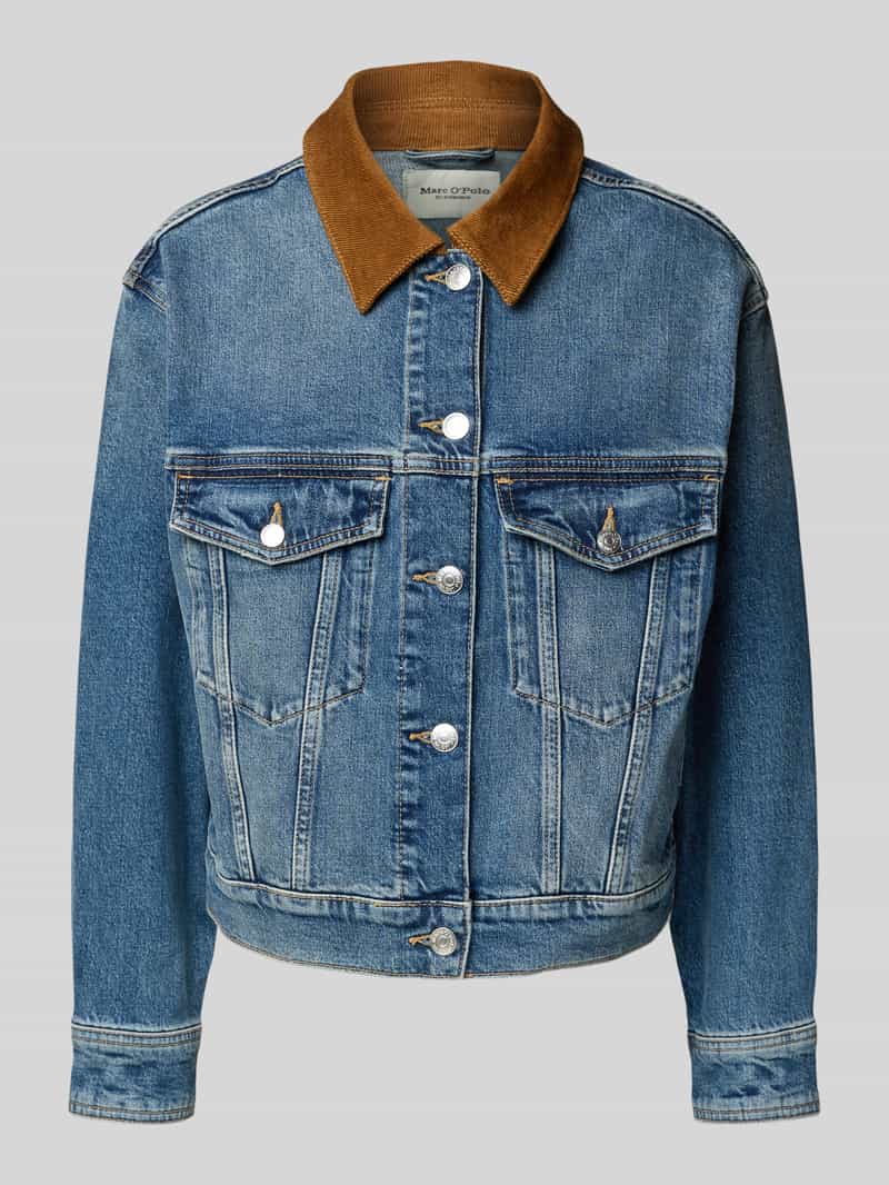 Marc O'Polo Regular fit jeansjack van een mix van katoen en viscose