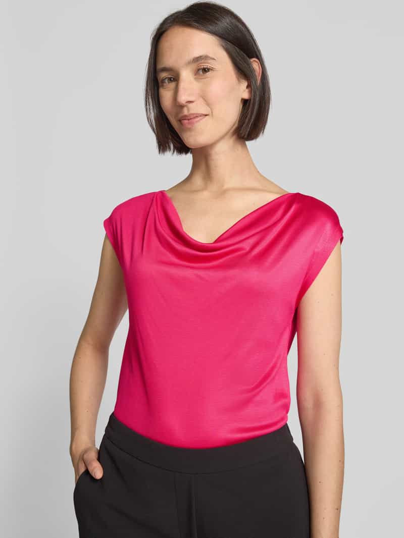 s.Oliver BLACK LABEL Loose fit T-shirt van pure viscose
