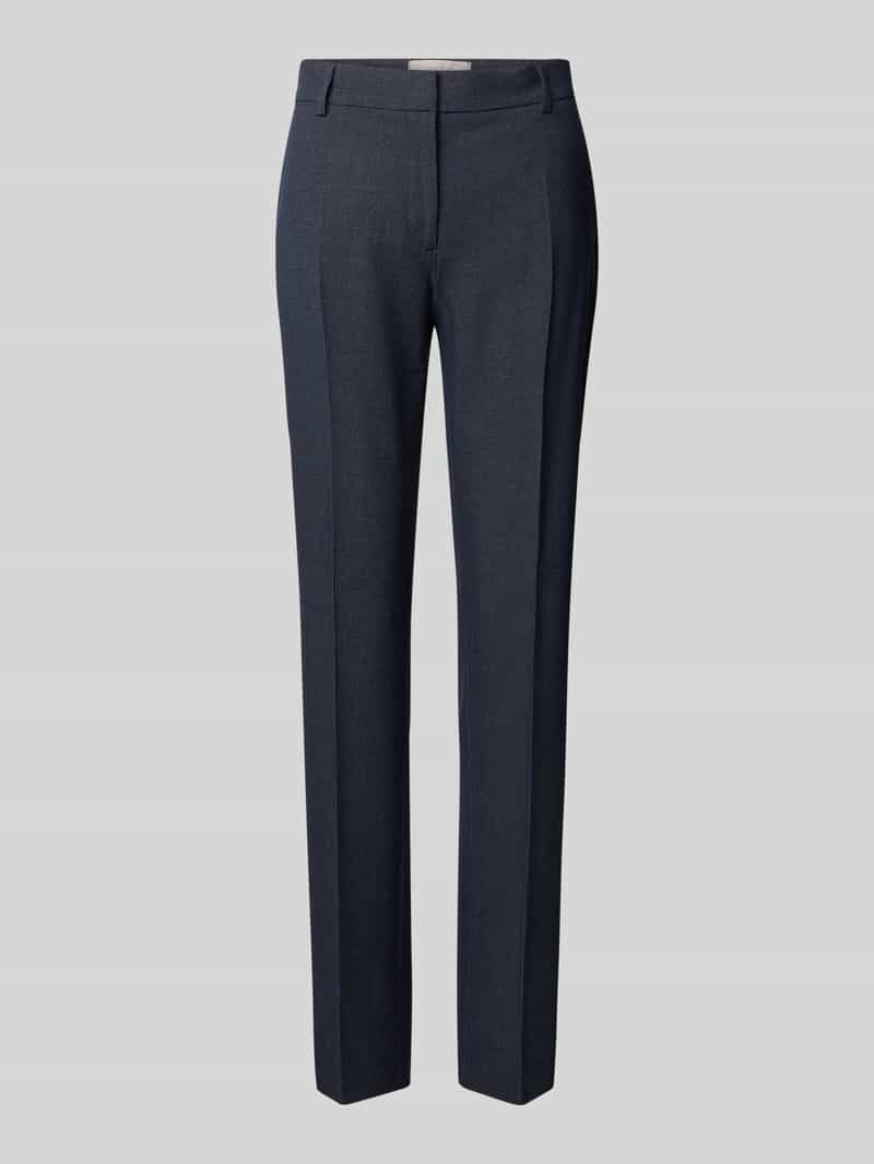 Christian Berg Woman Selection Slim fit broek met structuurmotief