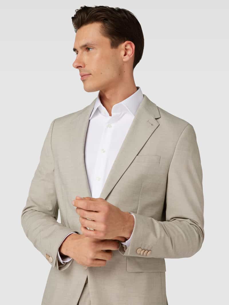 MCNEAL 2-knoops colbert met viscose