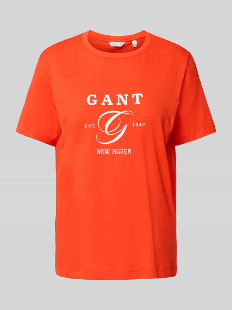 Gant T-shirt met labelprint
