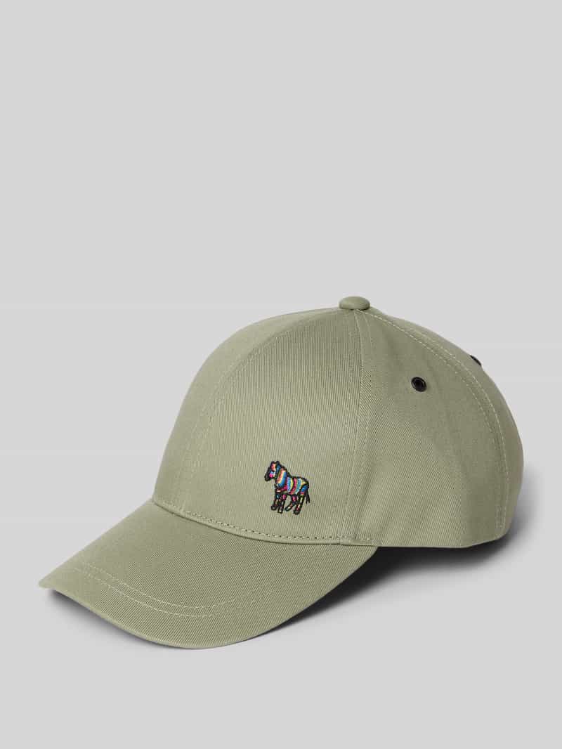 Paul Smith Baseballpet met motiefstitching model 'ZEBRA'