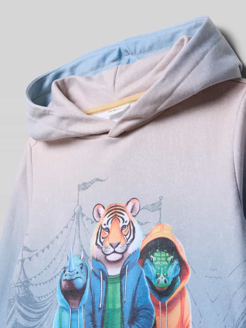 s.Oliver RED LABEL Regular fit hoodie van katoenmix