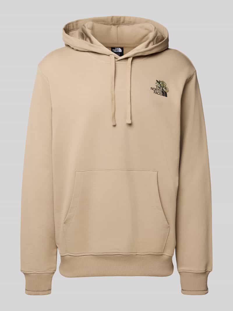The North Face Hoodie met labelstitching