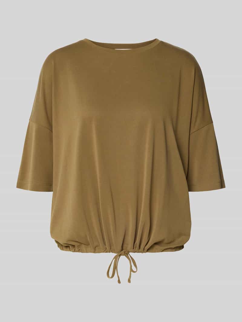 Christian Berg Woman T-shirt met ronde hals en extra brede schouders