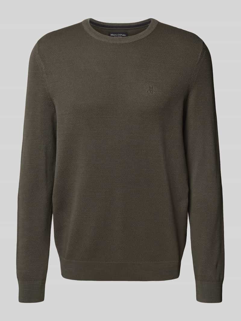 Marc O'Polo Regular fit gebreide pullover van zuiver katoen