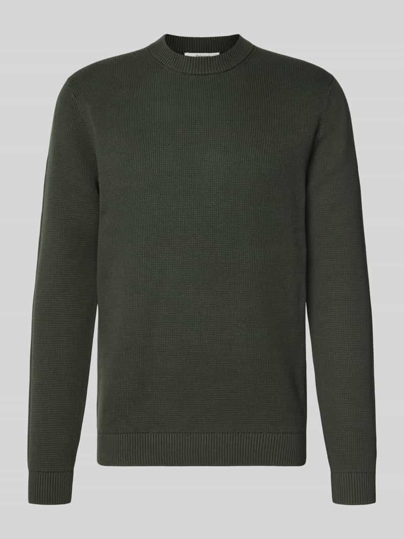SELECTED HOMME Trui met ronde hals SLHDANE LS KNIT STRUCTURE CREW NECK NOOS