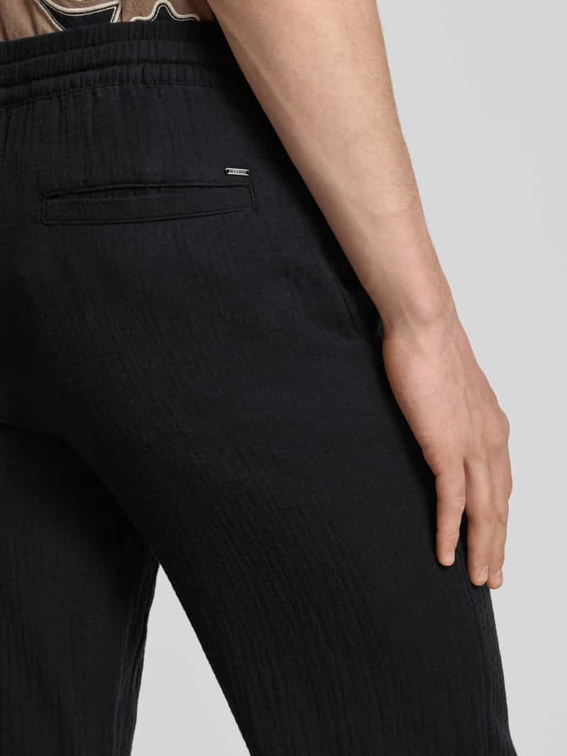 Only & Sons Loose fit broek met elastische band model 'SINUS'