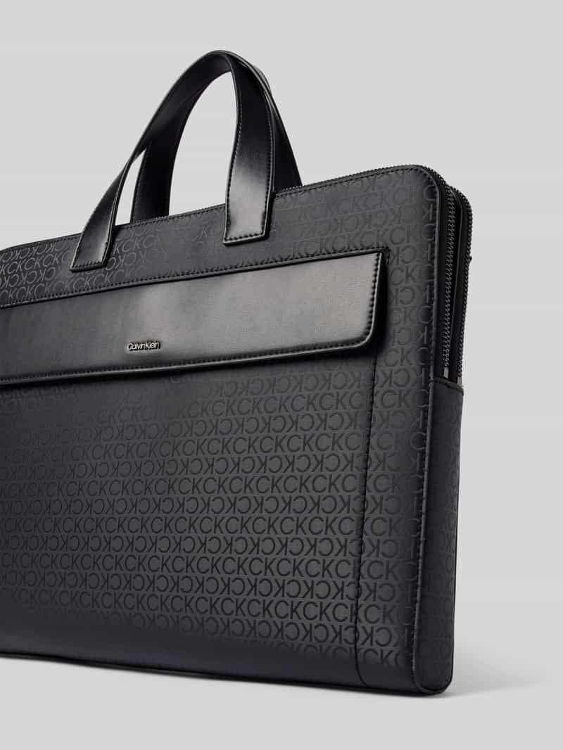 CK Calvin Klein Laptoptas met handgrepen model 'SLEEK'