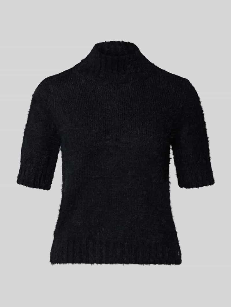 Marc Cain Gebreide pullover met opstaande kraag en 1 2-mouwen