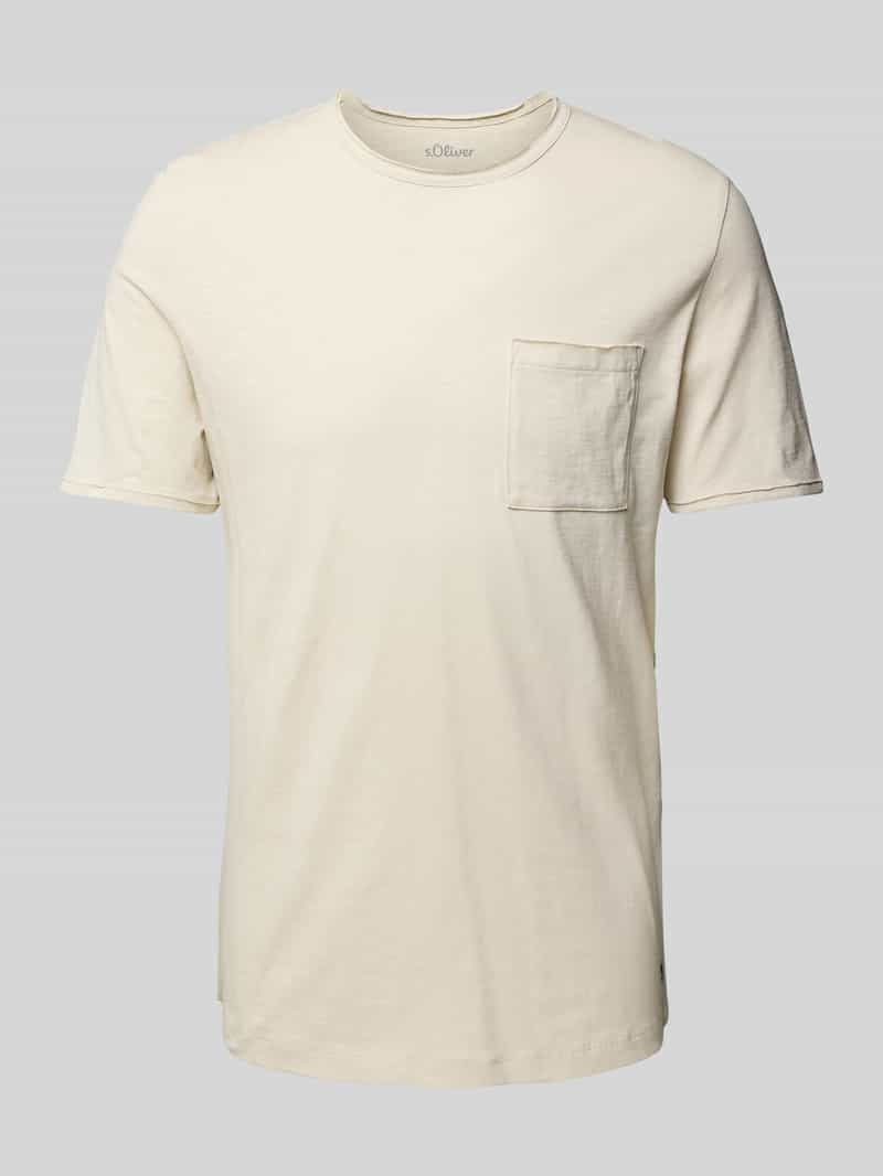 s.Oliver RED LABEL Regular fit T-shirt van puur katoen