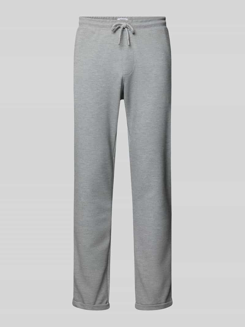 MCNEAL Regular fit sweatpants met structuurmotief