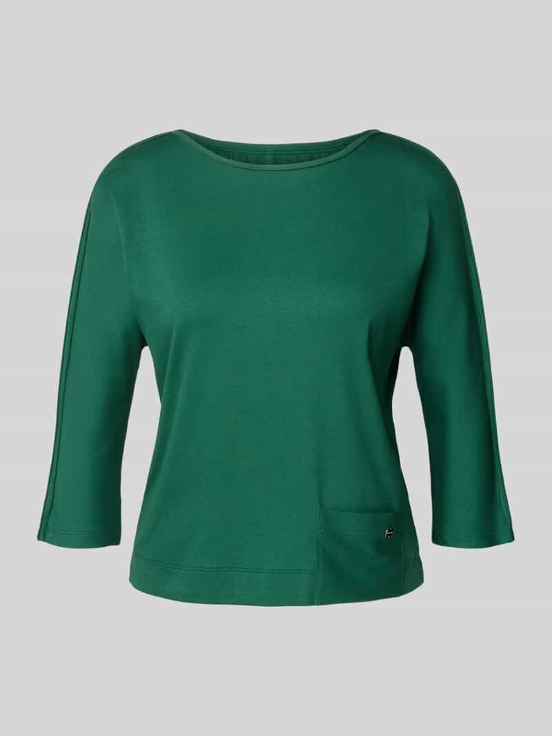 Marc Cain T-shirt met ronde hals en 3 4-mouwen