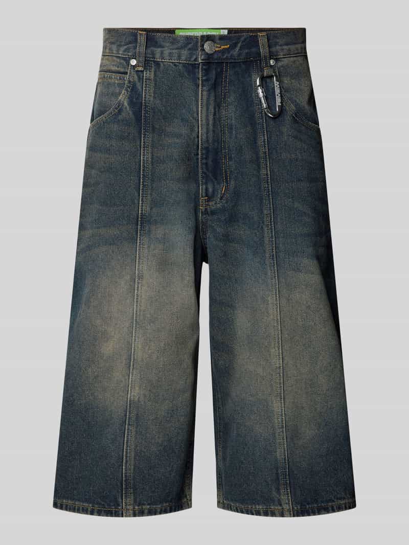 Superbaggy fit korte jeans in 5-pocketmodel