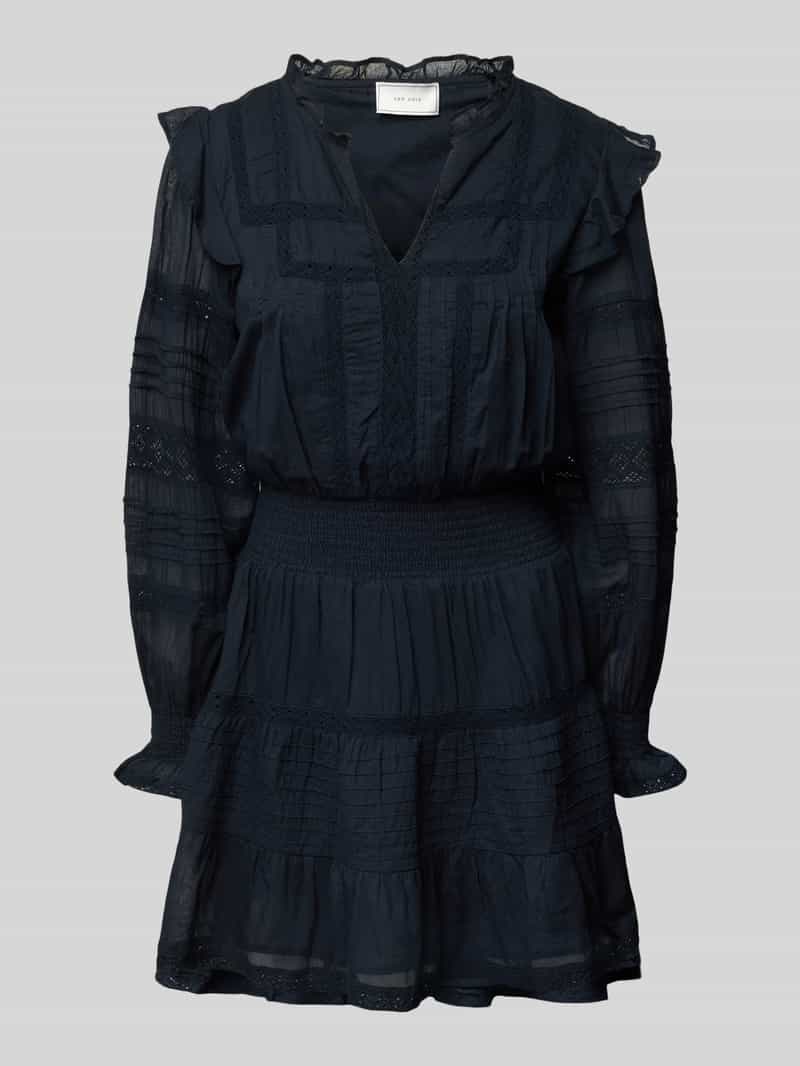 NEO NOIR Mini-jurk met V-hals model 'Aran'