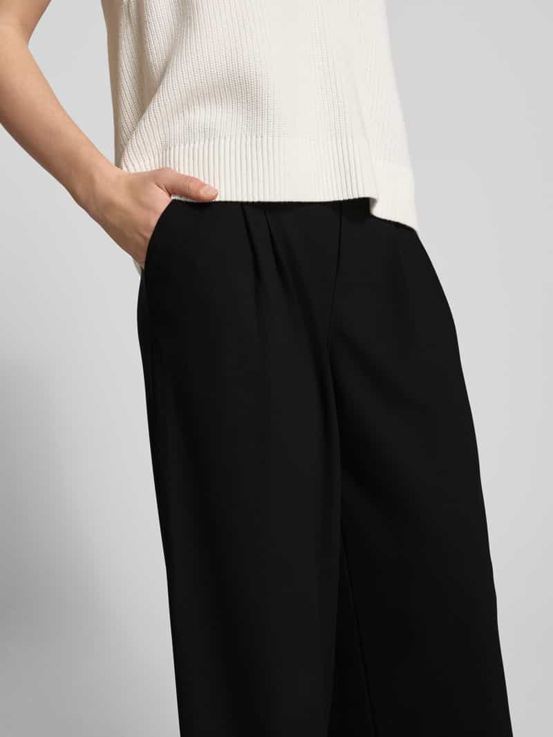 Only Brede broek met wafelstructuur model 'CRISTINA'