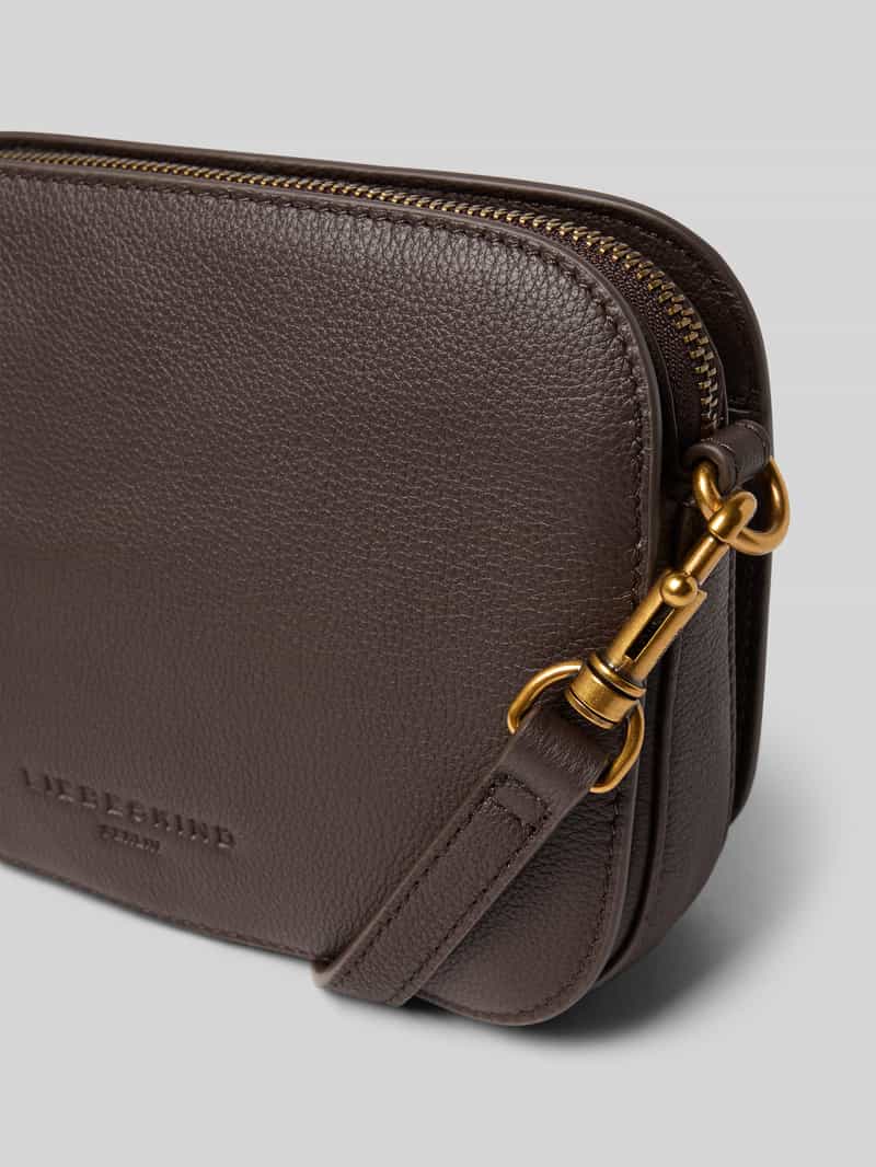 liebeskind berlin Schoudertas met label in reliëf model 'Luka'