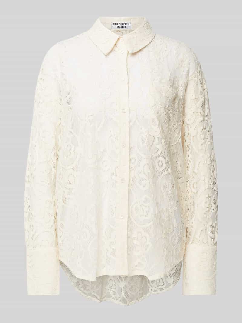 Colourful Rebel Regular fit blouse met borstzak model 'Talia'