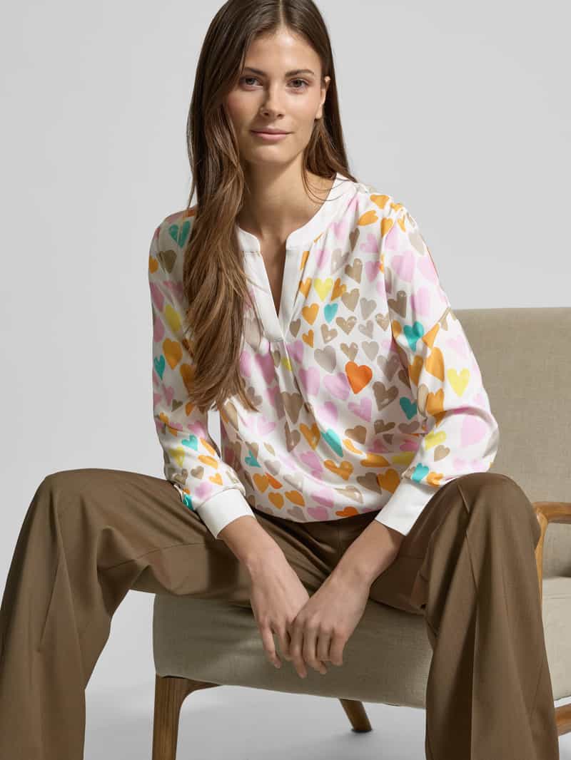 herzensangelegenheit Blouseshirt met V-hals