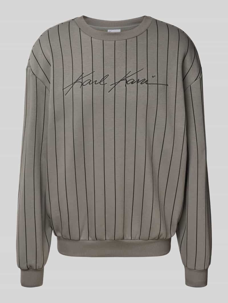 Karl Kani Sweatshirt met labelstitching