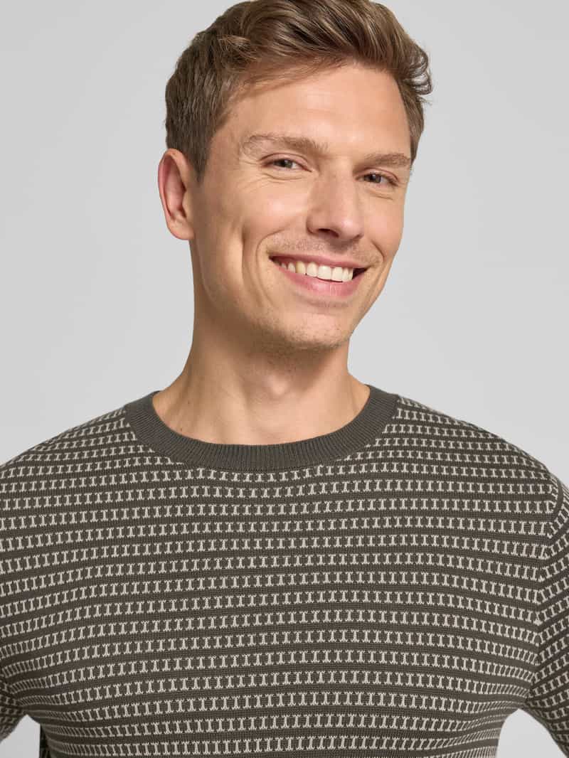 Antony Morato Gebreide pullover met ribboorden