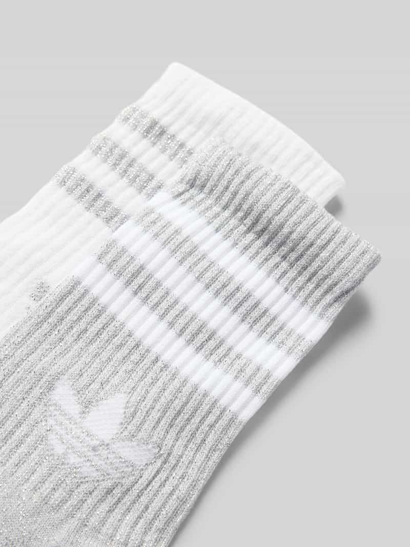 adidas Originals Sokken met labeldetail in een set van 2 paar