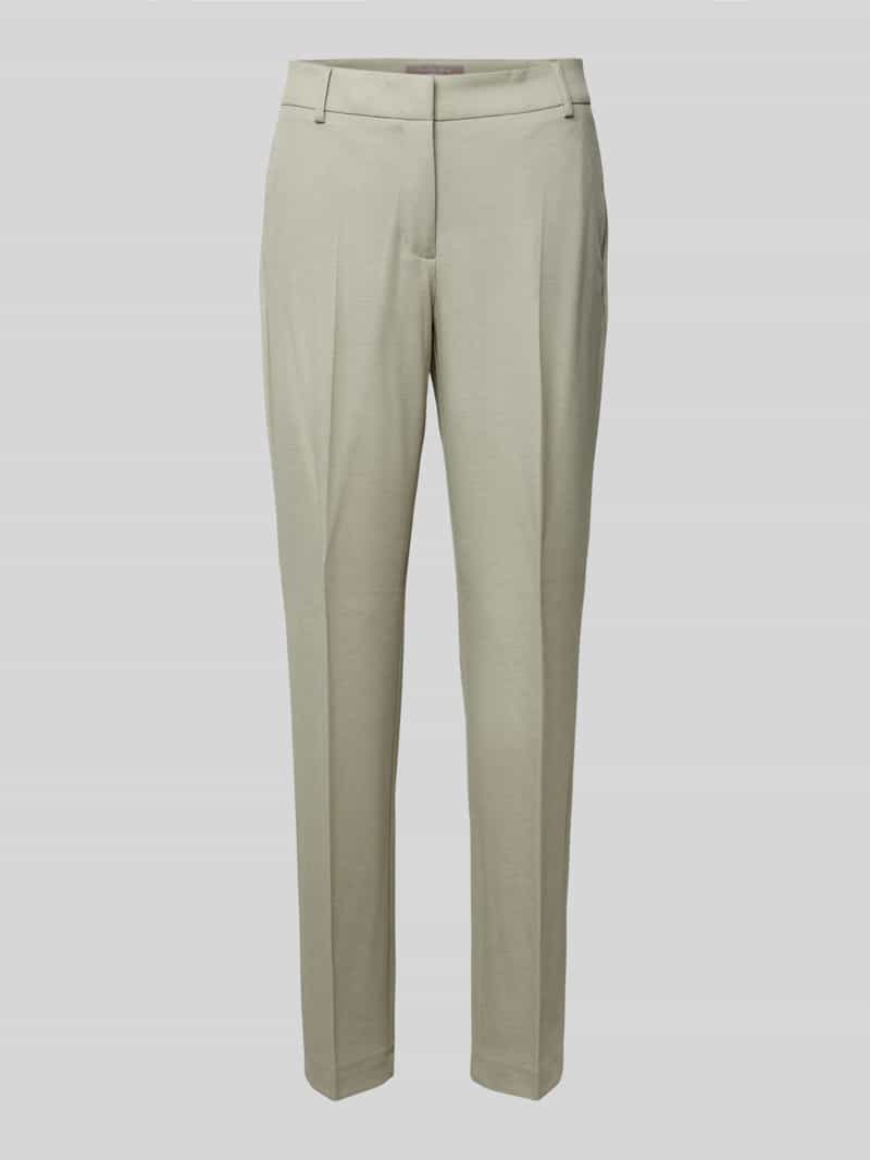 Christian Berg Woman Selection Regular fit stoffen broek met persplooien
