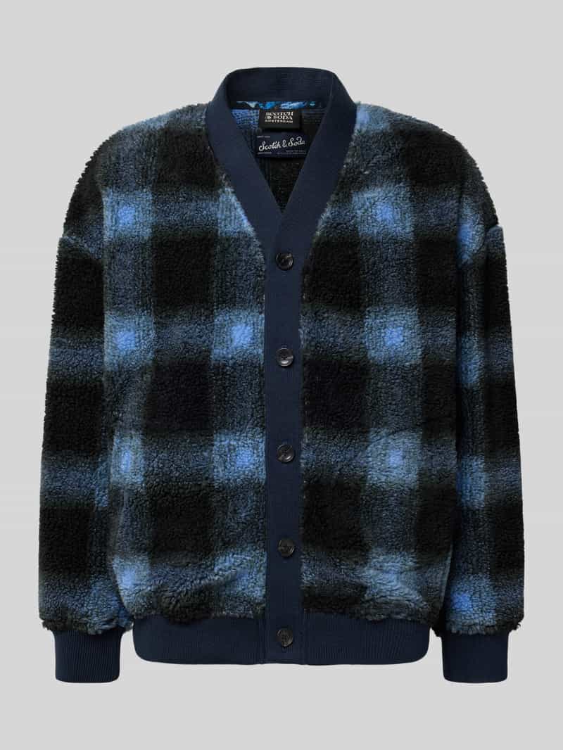 Scotch & Soda Regular fit cardigan met V-hals model 'Polar'